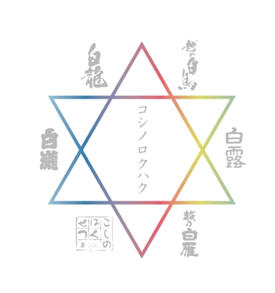 高野酒造 六藏聯合 越之六白 コシノロクハク 新春限定酒_2