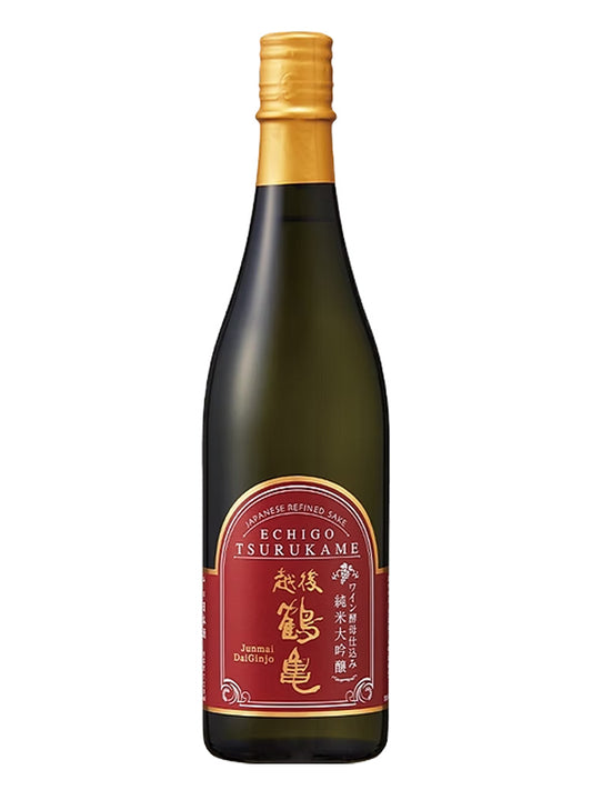 越後鶴龜 葡萄酒酵母 ワイン酵母仕込み 純米大吟釀 720ml