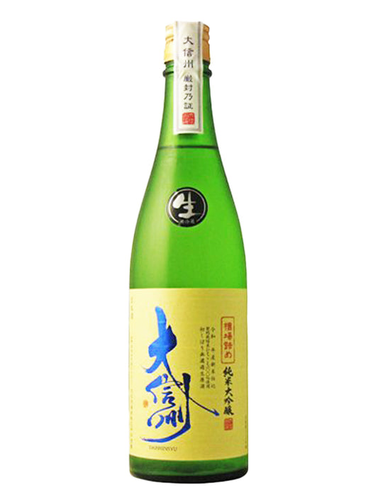 大信州 槽場詰め 純米大吟釀 初しぼり無濾過生原酒